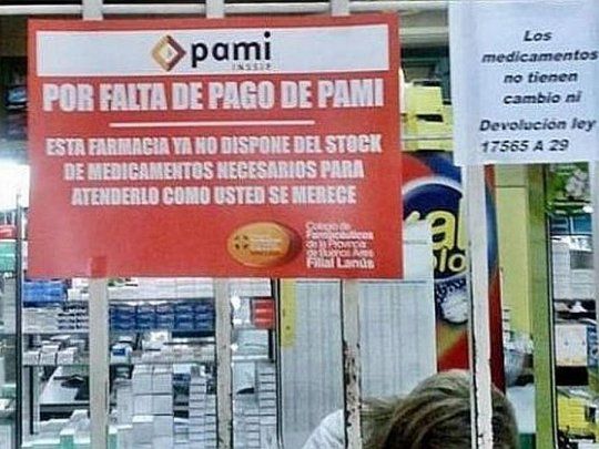 El retraso de los pagos de PAMI ya acumula 6 meses.