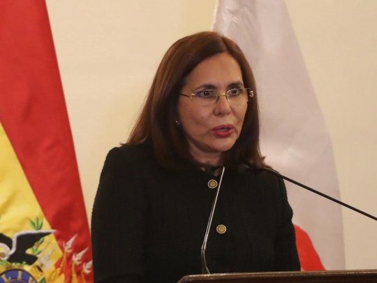 Karen Longaric, canciller interina de Bolivia.&nbsp;