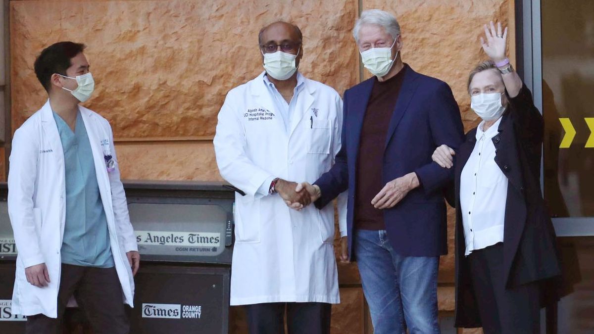 Bill Clinton left the hospital after being admitted for an infection
