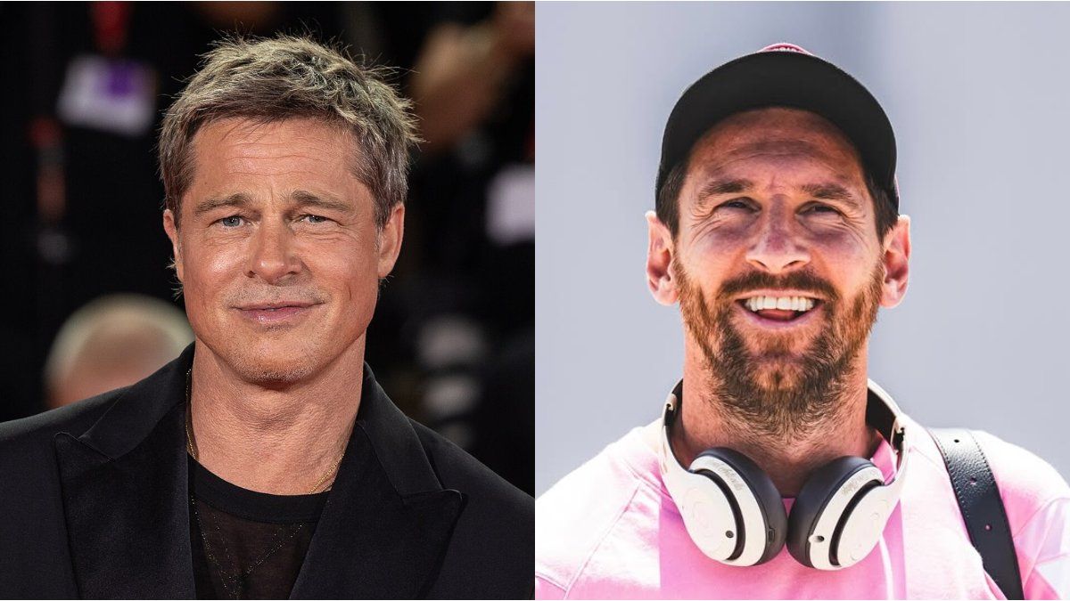La crítica de Brad Pitt a Leo Messi y su comparación con Tom Brady