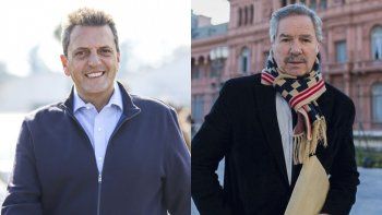 Sergio Massa y Felipe Solá.
