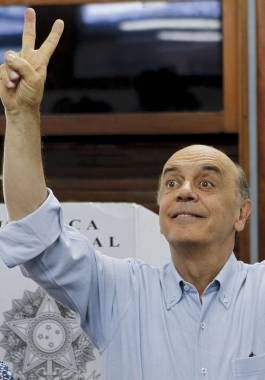 José Serra, candidato opositor