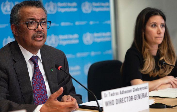 El director de la OMS, Tedros Adhanom Ghebreyesu, advirtió que el mundo está lejos de contener al coronavrirus.