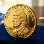 El Tesoro de EE. UU. anunció la acuñación de una moneda de oro de 24 quilates con la imagen de Donald Trump para celebrar el 250° aniversario del país. (Imagen ilustrativa) El Tesoro de EE. UU. anunció la acuñación de una moneda de oro de 24 quilates con la imagen de Donald Trump para celebrar el 250° aniversario del país. (Imagen ilustrativa)