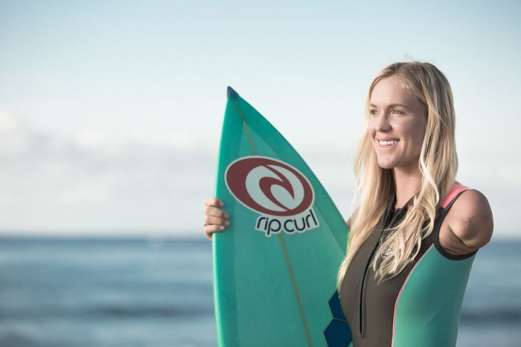 Her passion for surfing was the reason that kept her with hope after the brutal attack. Her passion for surfing was the reason that kept her with hope after the brutal attack.