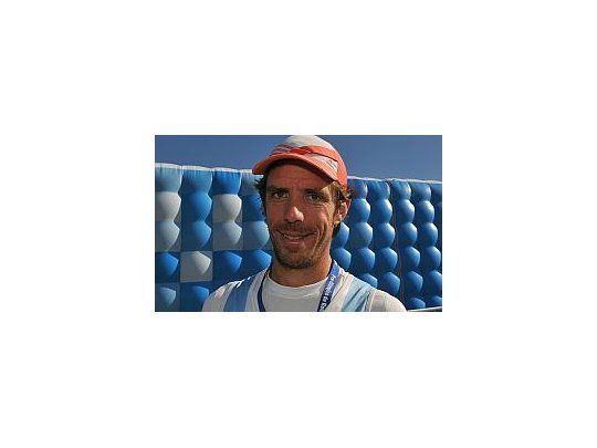 El remero argentino Santiago Fernández.