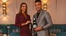 El delantero y la empresaria mendocina lanzaron las primeras dos etiquetas de su vino Malbec.