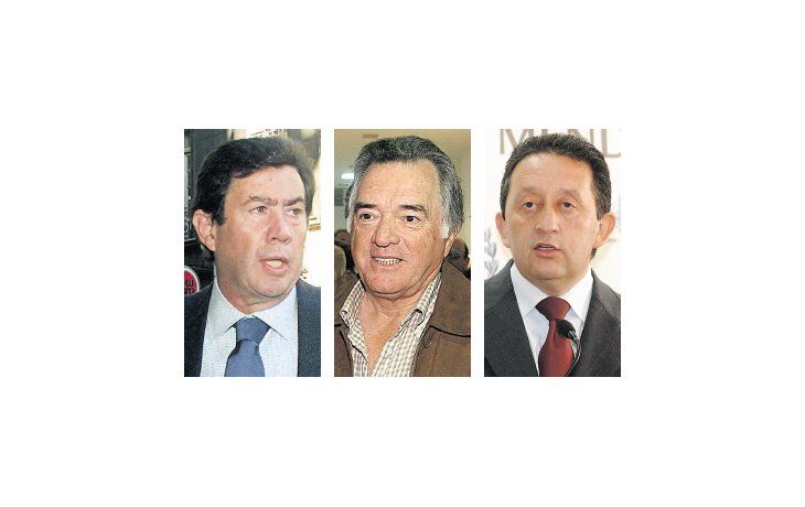 Augusto Alasino, Luis Barrionuevo, Celso Jaque