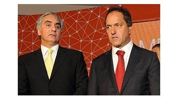 Santiago Montoya y Daniel Scioli