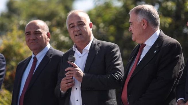 Jaldo, Manzur y Noguera, protagonistas del camino hacia la unidad en el peronismo tucumano.&nbsp;