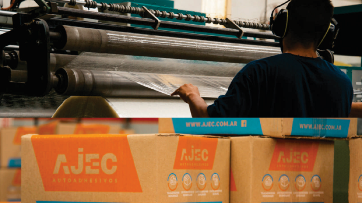 Ajec Autoadhesivos SA, since 1975, has guaranteed quality and safety in its products.