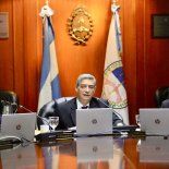 El Consejo de la Magistratura suspendió por unanimidad al juez federal de Rosario, Gastón Salmain. El Consejo de la Magistratura suspendió por unanimidad al juez federal de Rosario, Gastón Salmain.