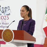 Claudia Sheinbaum en la Mañanera del Pueblo de esta martes. Claudia Sheinbaum en la Mañanera del Pueblo de esta martes.