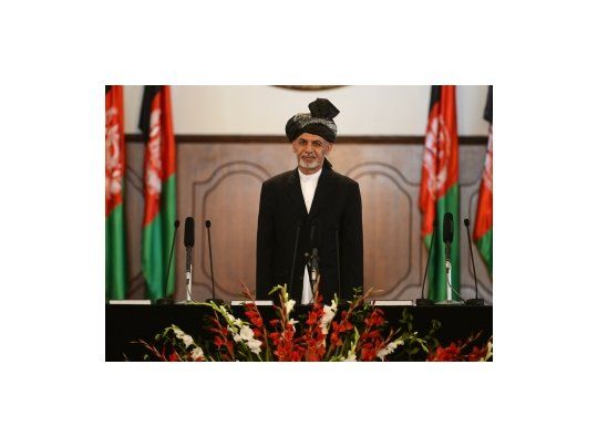 El nuevo presidente de Afganistan Ashraf Ghani.
