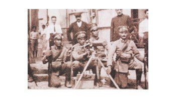 ámbito.com | Tropas del Ejército acantonadas en enero de 1919.