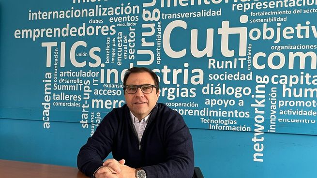 Carlos Acle, presidente de la Cámara Uruguaya de Tecnologías de la Información (CUTI).