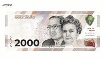 Diseño. El nuevo billete de $2.000 conmemora el desarrollo de la ciencia y de la medicina en la Argentina.