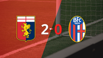 genoa celebro una victoria 2-0 sobre bologna