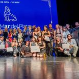 Los ganadores en el cierre (salvo Carmen Maura, que estaba en la Argentina y no fue). Los ganadores en el cierre (salvo Carmen Maura, que estaba en la Argentina y no fue).