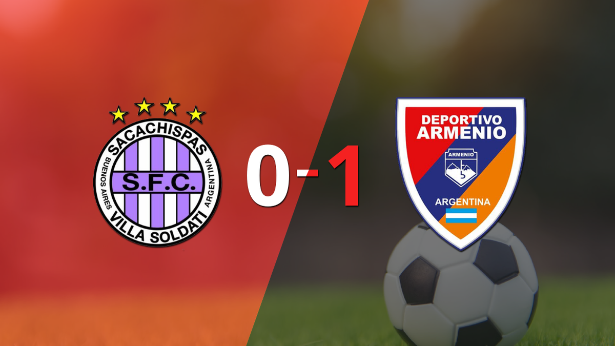 Dep. Armenio defeated Sacachispas 1 to 0