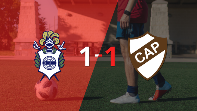 Platense empató 1-1 en su visita a Gimnasia