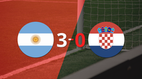 qatar 2022: croacia termino goleado 3-0 por argentina