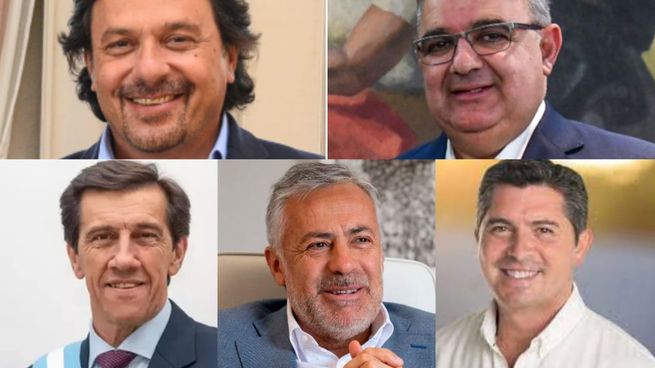Los 5 gobernadores que el Gobierno destacó por su colaboración para aprobar al reforma.