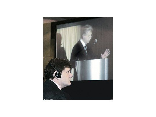 EE.UU. y Uruguay avanzan en sus relaciones comerciales:ayer el funcionario Everett Eissenstat estuvo en un seminariocon Tabaré Vázquez.
