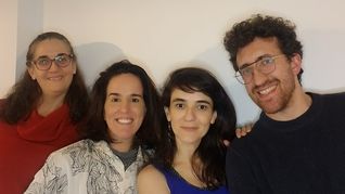 Sol Escapa, Catalina Piotti, Bea Ferreyra y David Brakin.