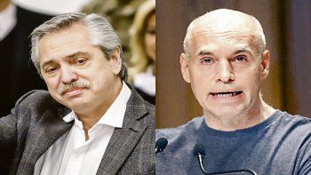 Alberto Fernández y Horacio Rodríguez Larreta.