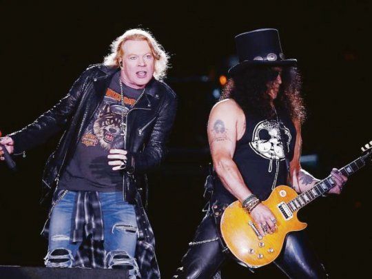 Guns N roses. Lollapalooza confirmó ayer la actuación de la famosa banda de los años 90.