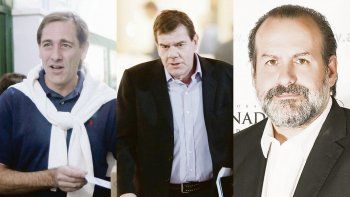 Julio Garro,&nbsp;Guillermo Montenegro y&nbsp;Federico Susbielles.