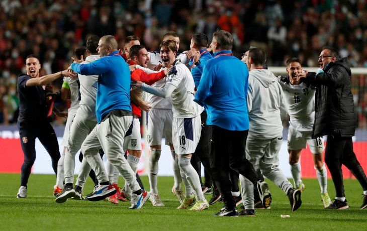 Serbia clasificó al Mundial yv mandó a Portugal y a Cristiano Ronaldo al repechaje.