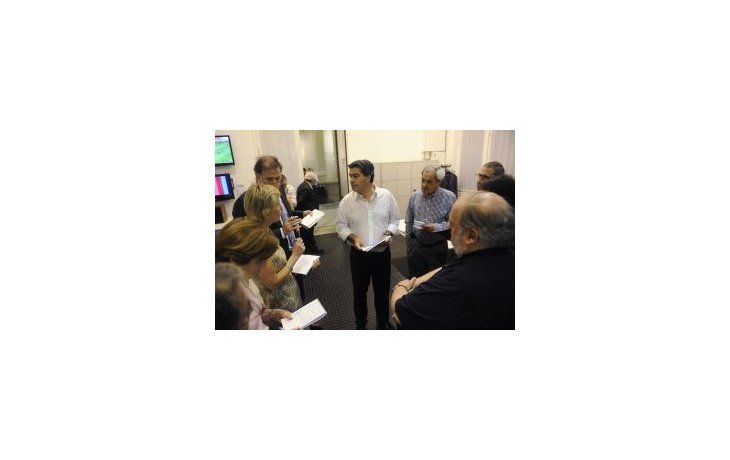 ámbito.com | Capitanich formuló declaraciones en la sala de prensa de la Casa de Gobierno.
