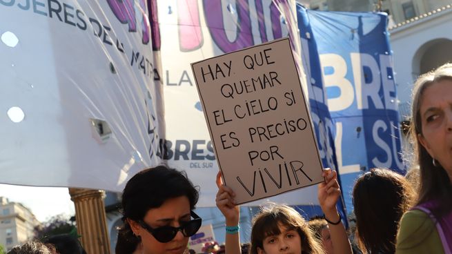 Marcha por el Día Mundial contra la Violencia de Género.