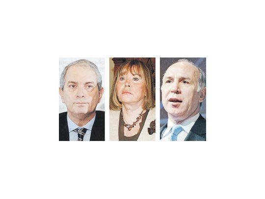 Julio Alak, María Servini de Cubría, Ricardo Lorenzetti