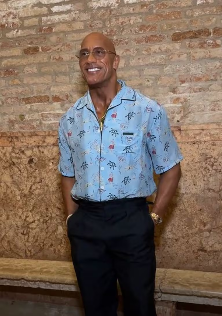 La nueva imagen de Dwayne Johnson fue viral en redes sociales. La nueva imagen de Dwayne Johnson fue viral en redes sociales.