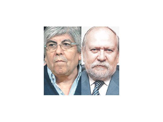 Hugo Moyano y Luis María Cabral.