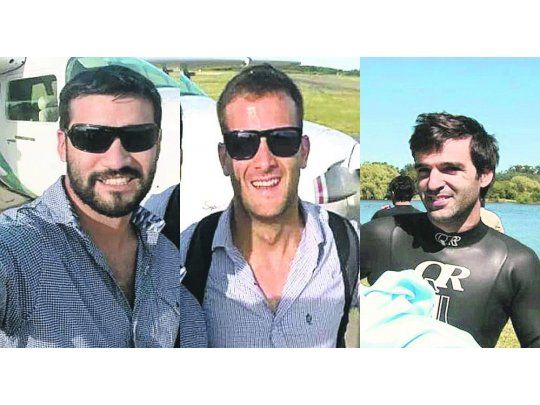 Matias Ronzano, Facundo Vega y Matias Aristi
