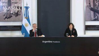 Alberto Fernández y Carla Vizzotti Alberto Fernández y Carla Vizzotti