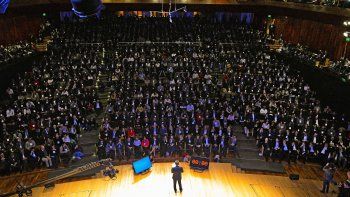 El presidente Mauricio Macri encabezó una reunión de Gabinete Ampliado en el CCK.
