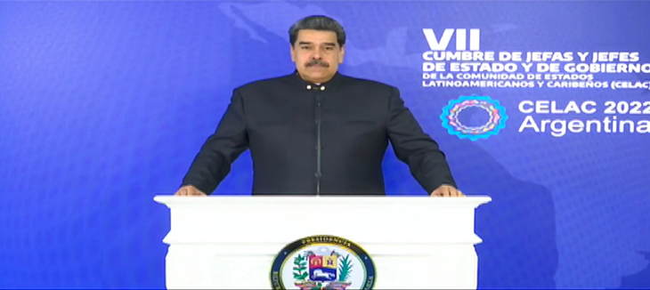 Nicolás Maduro grabó un video para el día inaugural de la CELAC.