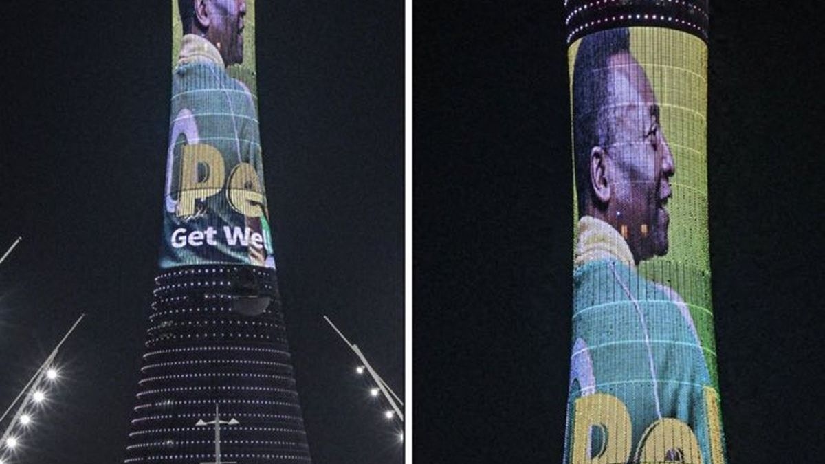 World Cup in Qatar: messages of speedy recovery of Pelé’s health in cities and stadiums
