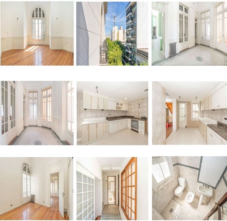 El departamento de arriba de CFK, en venta.