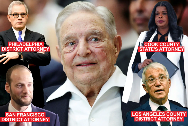 Algunos de los 75 Fiscales de Distrito que llegó a colocar George Soros. En esta elección perdió a doce de ellos. Algunos de los 75 Fiscales de Distrito que llegó a colocar George Soros. En esta elección perdió a doce de ellos.