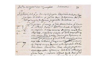 El texto autógrafo de Góngora, descubierto por la hispanista  Amelia de Paz, es una declaración del poeta ante la Inquisión donde denuncia a un amigo en «un desacostumbrado tono guasón».