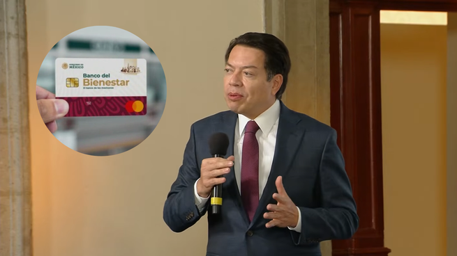 El anuncio de Mario Delgado en la Mañanera de este jueves.