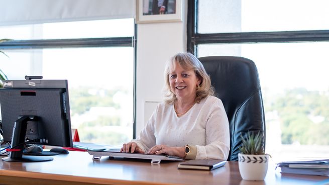 Silvia Emaldi, presidenta de UTE, destacó que en la gestión se invertirán, hasta que finalice, unos 1.370 millones de dólares.&nbsp;