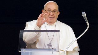 Papa Francisco en el Angelus de este domingo.