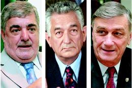El chubutense Mario Das Neves, el puntano Alberto Rodríguez Saá y el santafesino Hermes Binner son tres gobernadores con posibilidades de pelear por una candidatura presidencial para 2011.